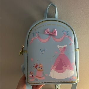 Disney Princess Blue and Pink Kids Bag